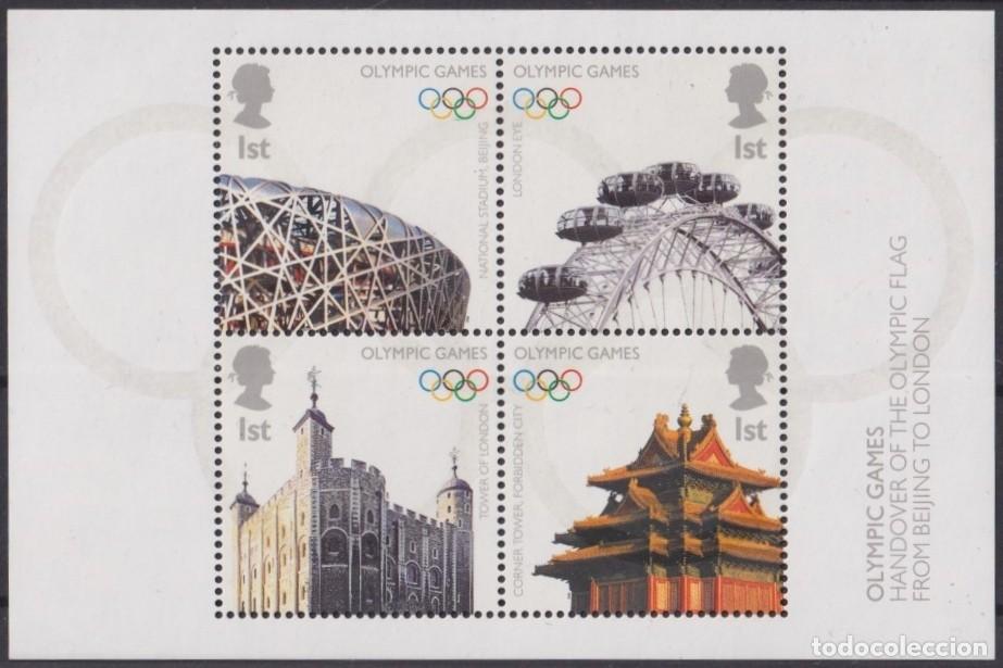 Sellos: F-EX60019 ENGLAND UK MNH 2008 OLYMPIC GAMES HANDOVER TO CHINA.