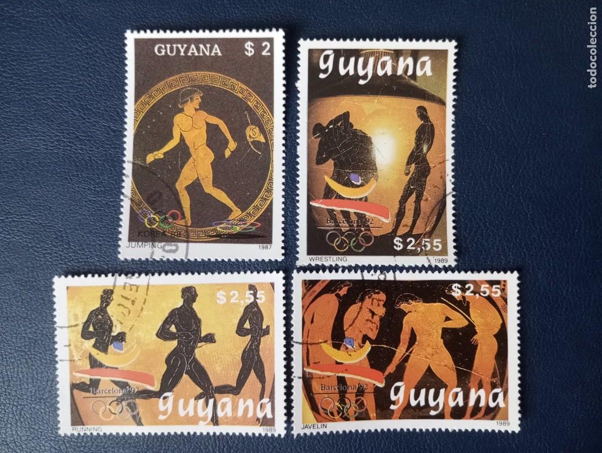Sellos: OLIMPIADAS, SELLOS DE GUYANA