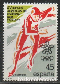 Sellos: EDIFIL 2932, OLIMPIADA DE CALGARY, NUEVO **