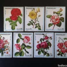 Sellos: PARAGUAY. YVERT 1353/9. SERIE COMPLETA SIN GOMA. FLORA. FLORES. Lote 117591100