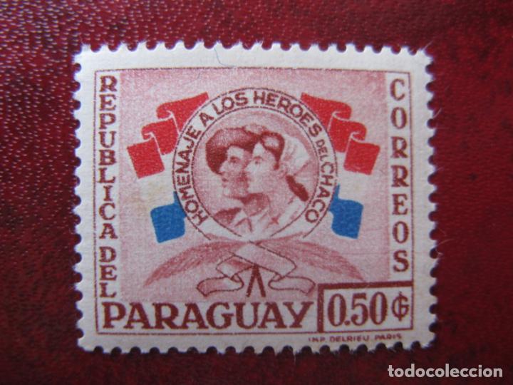 paraguay 1957 homenaje a los heroes de chaco Buy Antique