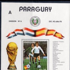 Sellos: PARAGUAY N, 1982, , MICHEL BL372. Lote 245778420