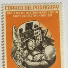 Francobolli: 1 SELLO DE PARAGUAY 0,10 G - 1963 - CAPSULA ESPACIAL - NUEVO SIN SEÑAL DE FIJASELLOS. Lote 300355268