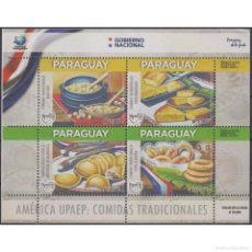 Sellos: ⚡ DISCOUNT PARAGUAY 2019 AMERICA UPAEP ISSUE - TYPICAL MEALS MNH - FOOD. Lote 365642006