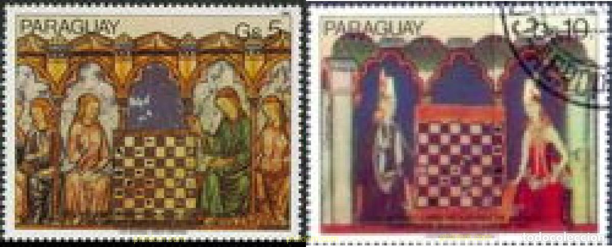 Sellos: 567219 MNH PARAGUAY 1982 CAMPEONATO DEL MUNDO DE AJEDREZ
