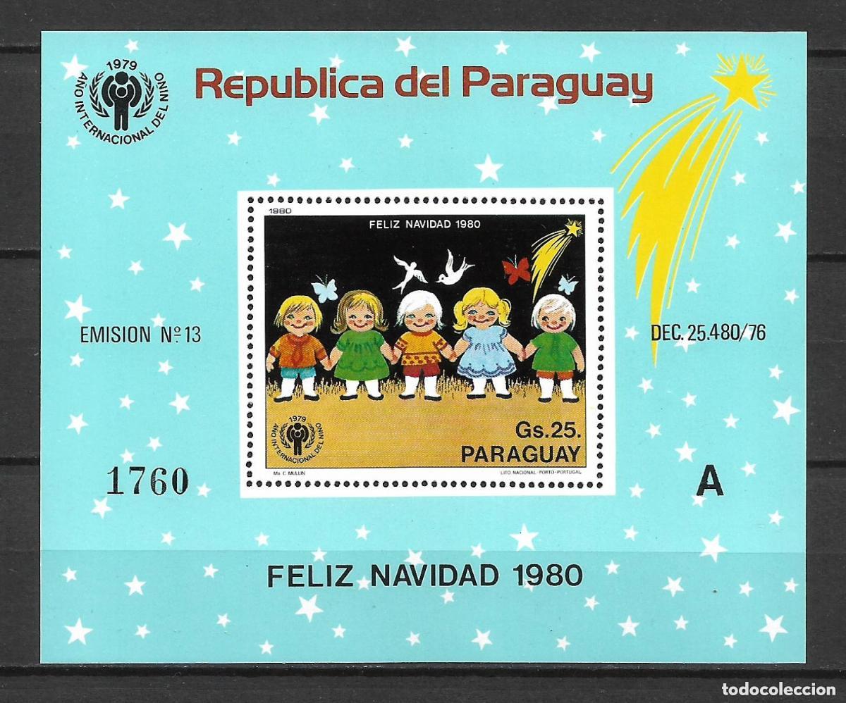 Sellos: paraguay 1979 scott 1971 a&ntilde;o internacional del ni&ntilde;o ** mnh 25&euro; - 31/12