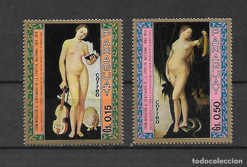 Sellos: Pinturas del museo de Munich. Paraguay. sellos a&ntilde;os 1970