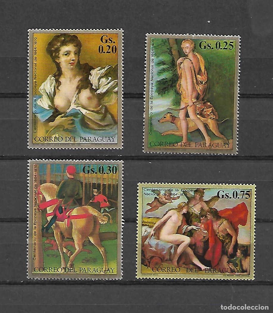 Sellos: Pinturas del Museo de Asunci&oacute;n, Paraguay. sellos a&ntilde;os 1968