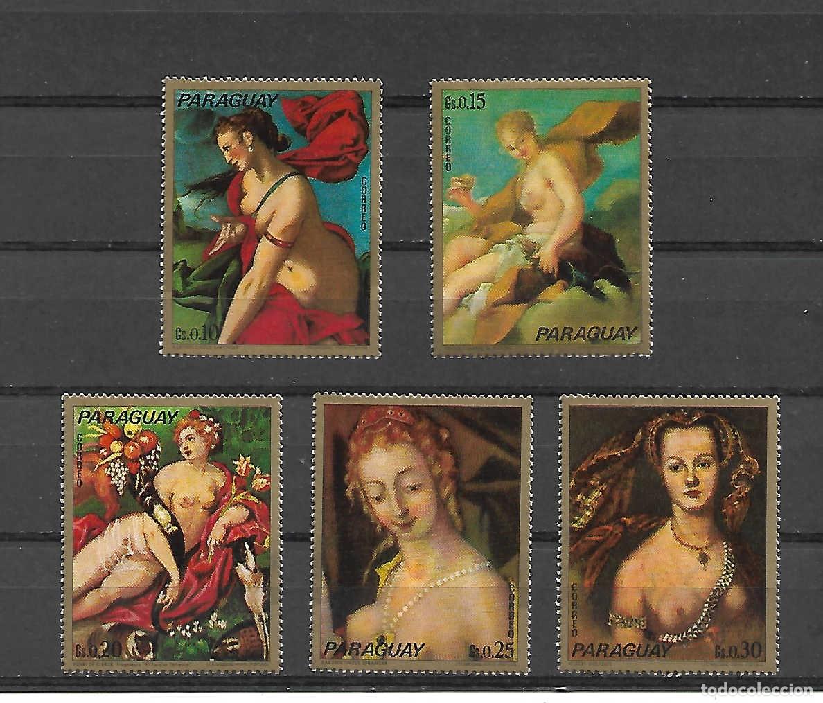 Sellos: Pinturas Flamencas, Paraguay. sellos a&ntilde;o 1973