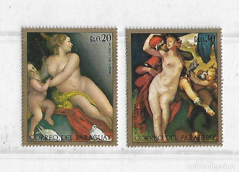 Sellos: Pinturas del Museo de Viena, Austria. Paraguay. sellos a&ntilde;o 1972