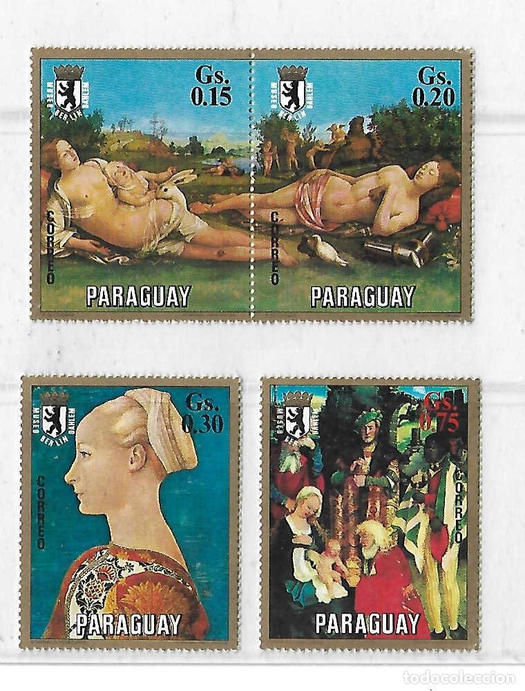 Sellos: Pinturas del Museo de Berl&iacute;n. Paraguay. sellos a&ntilde;o 1972