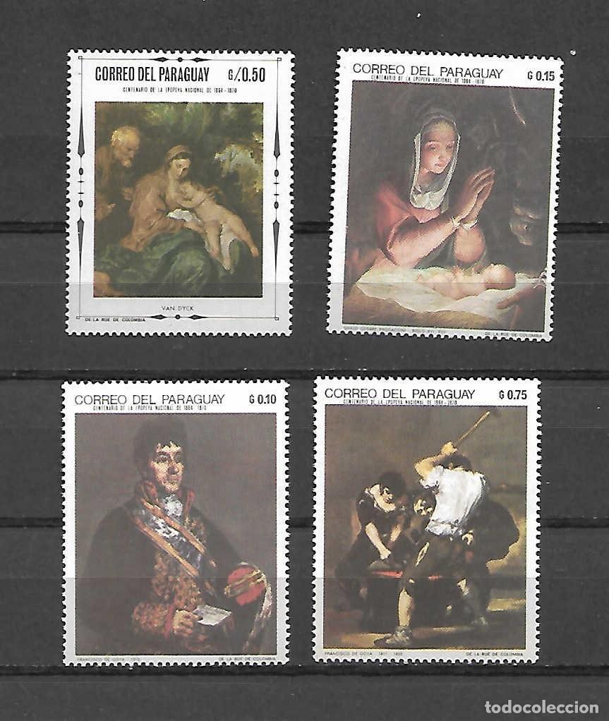 Sellos: Pinturas c&eacute;lebres (4). Paraguay. sellos a&ntilde;os 1967/69