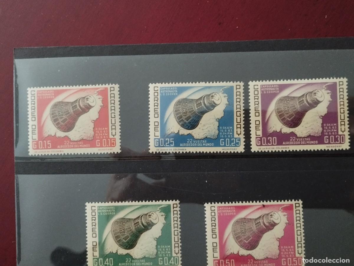 Sellos: PARAGUAY 1963 PROYECTO MERCURY NUEVOS