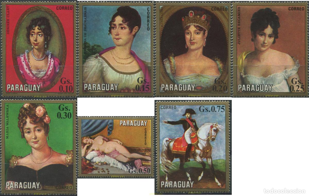 Sellos: 695483 MNH PARAGUAY 1971 150 ANIVERSARIO DE LA MUERTE DE NAPOLEON