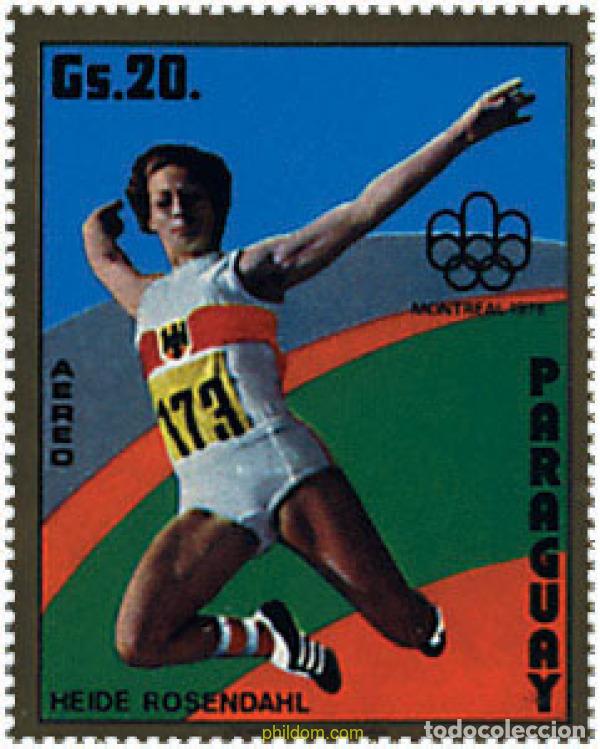 Selos: 233088 MNH PARAGUAY 1975 21 JUEGOS OLIMPICOS VERANO MONTREAL 1976
