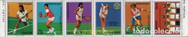 Sellos: 350683 MNH PARAGUAY 1986 JUGADORES DE TENIS