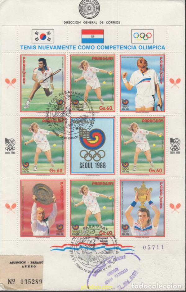 Sellos: 377859 MNH PARAGUAY 1988 24 JUEGOS OLIMPICOS VERANO SEUL 1988