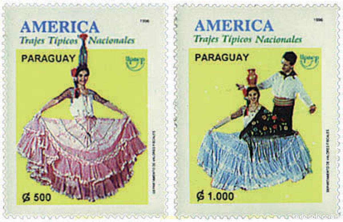 Selos: 30984 MNH PARAGUAY 1996 AMERICA-UPAEP 1996 - TRAJES REGIONALES