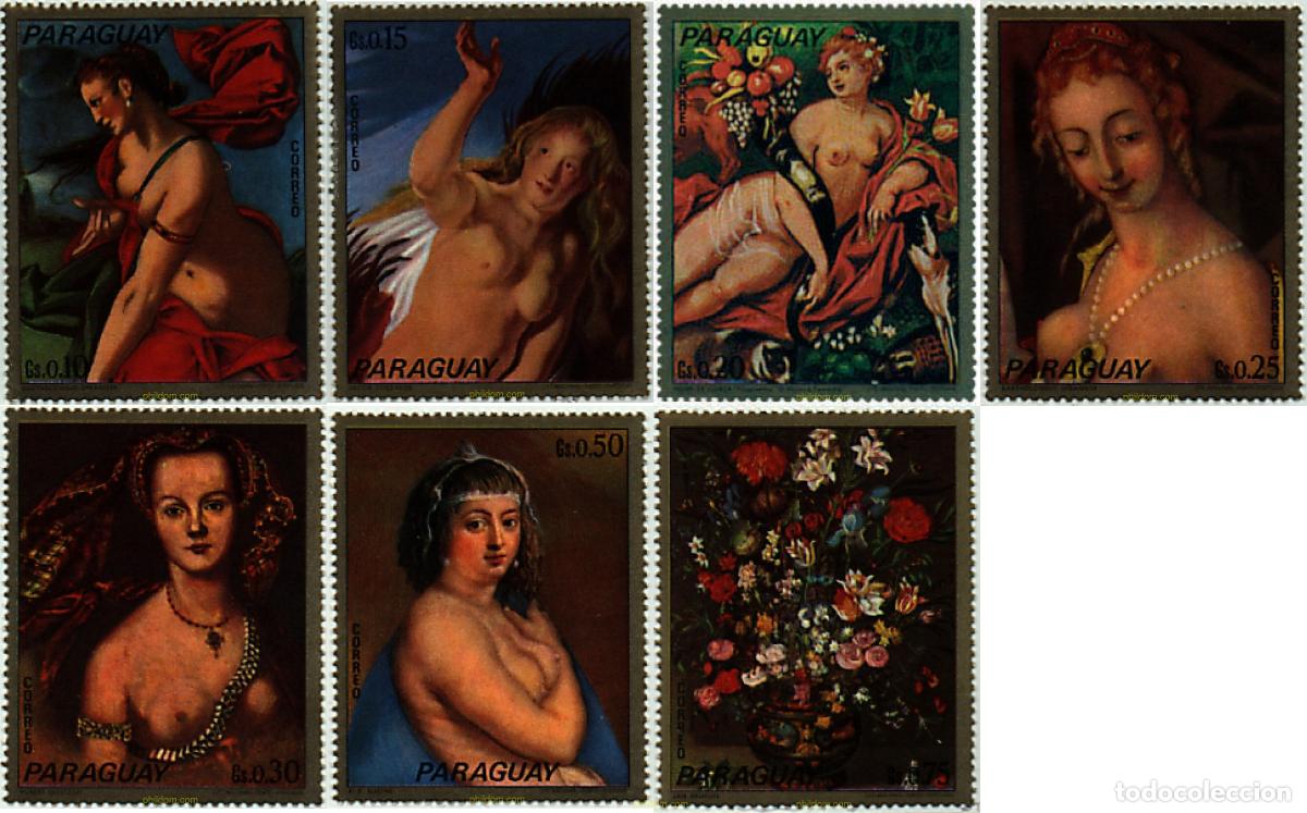 Sellos: 607589 MNH PARAGUAY 1973 PINTURAS