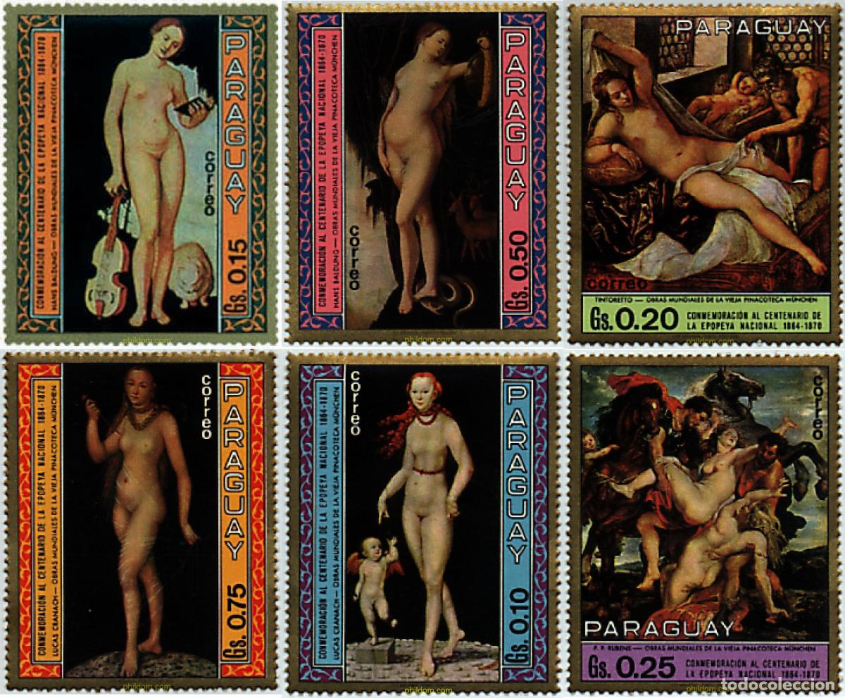 Sellos: 607591 MNH PARAGUAY 1970 PINTURAS DEL MUSEO DE MUNICH