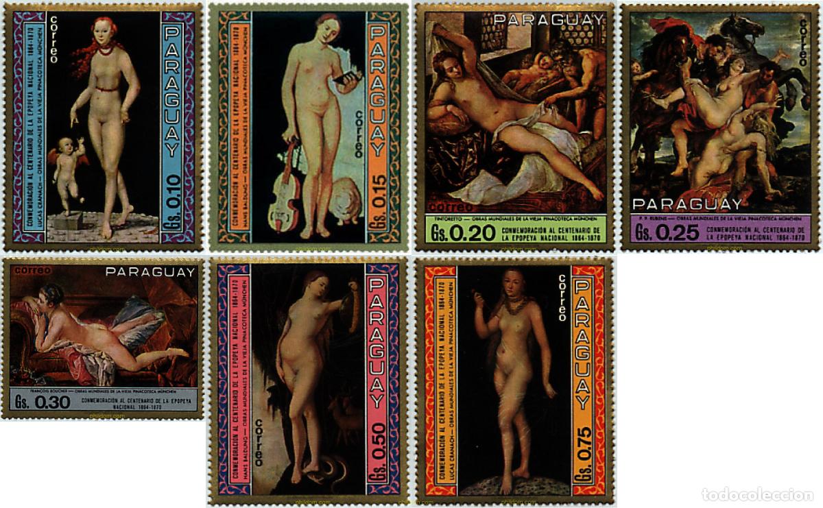Sellos: 655558 MNH PARAGUAY 1970 PINTURAS DEL MUSEO DE MUNICH