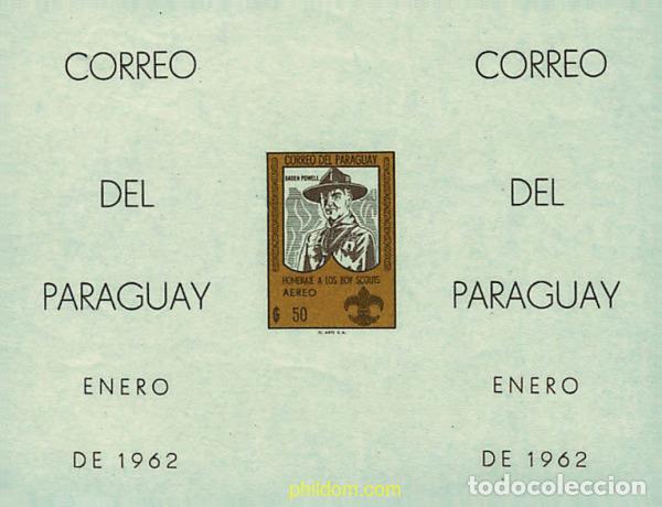 Stamps: 38602 MNH PARAGUAY 1962 HOMENAJE AL ESCULTISMO