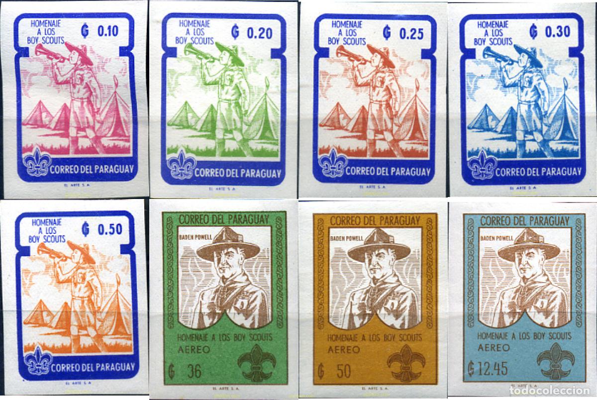 Briefmarken: 18667 MNH PARAGUAY 1962 HOMENAJE AL ESCULTISMO