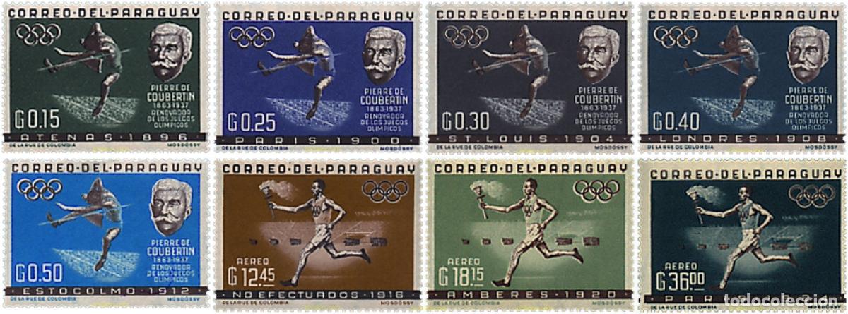 Briefmarken: 68066 MNH PARAGUAY 1963 JUEGOS OLIMPICOS DE VERANO