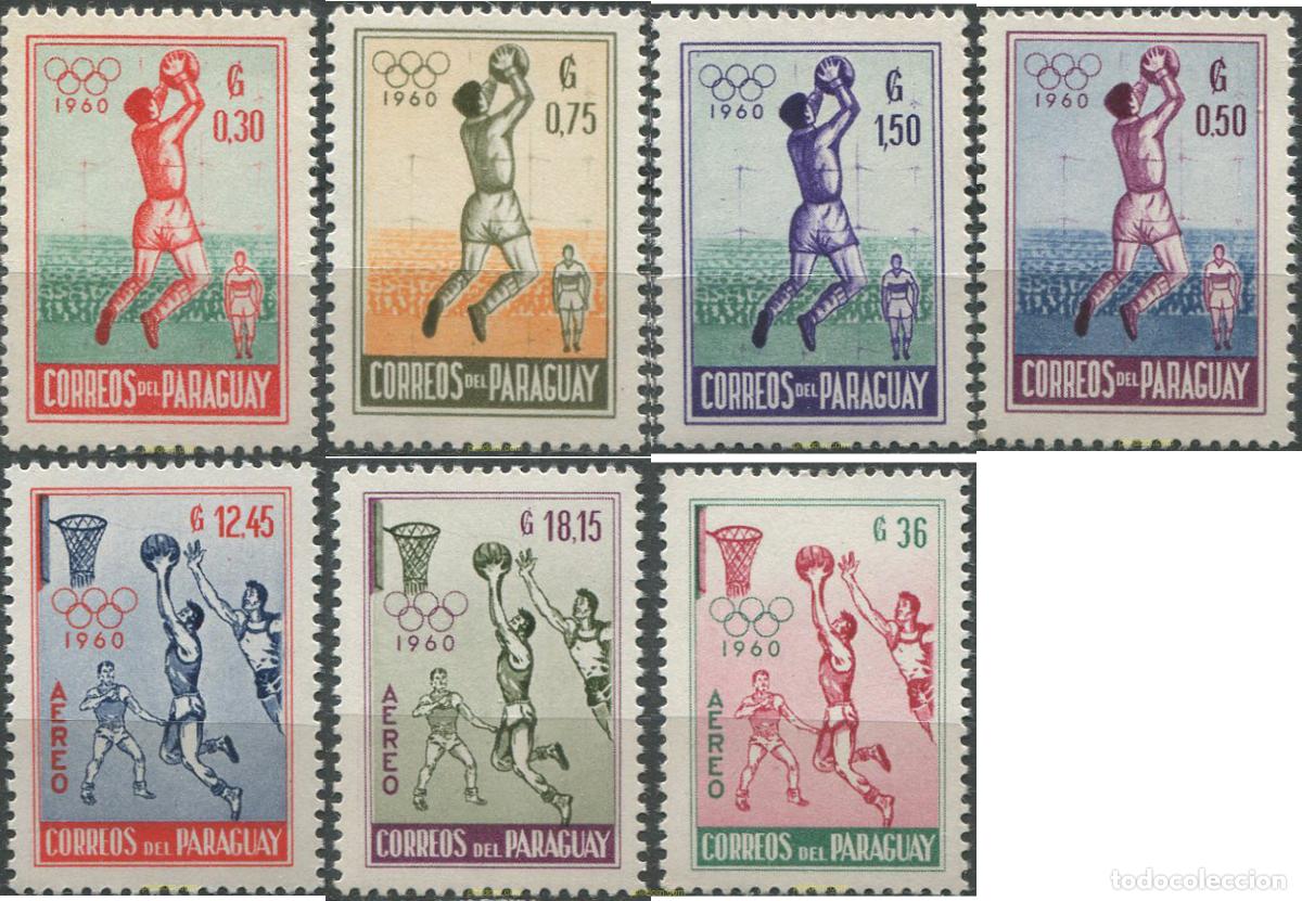Stamps: 54869 MNH PARAGUAY 1960 17 JUEGOS OLIMPICOS VERANO ROMA 1960