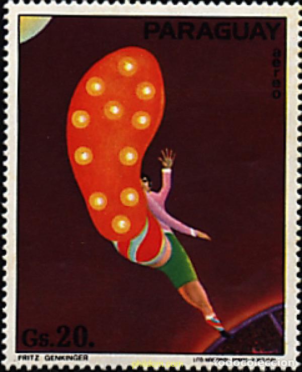 Stamps: 350860 MNH PARAGUAY 1974 FUTBOL. Pinturas