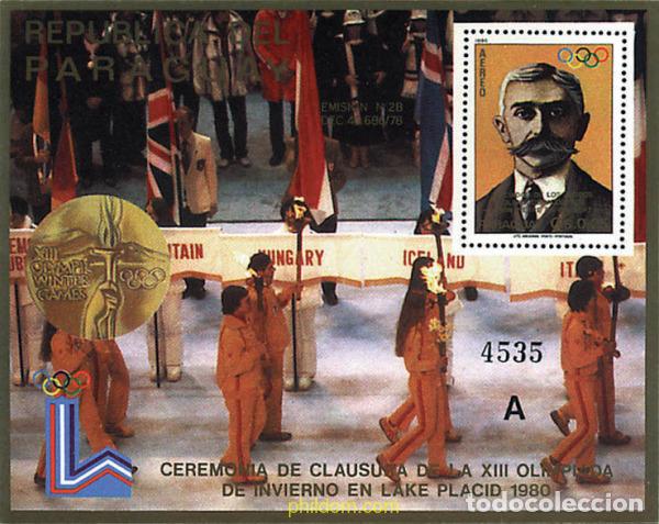 Sellos: 71884 MNH PARAGUAY 1981 13 JUEGOS OLIMPICOS INVIERNO LAKE PLACID 1980