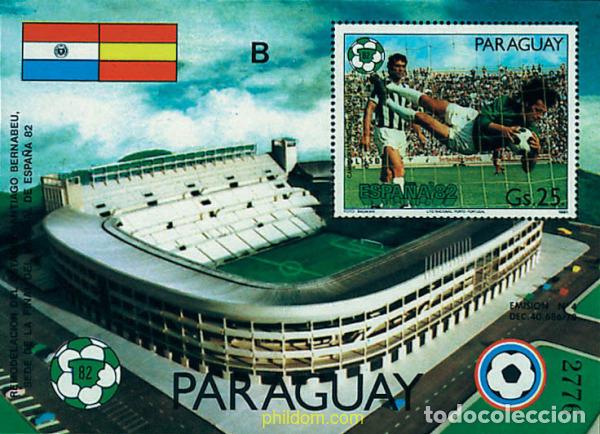 Sellos: 43939 MNH PARAGUAY 1981 COPA DEL MUNDO DE FUTBOL. ESPA&Ntilde;A-82