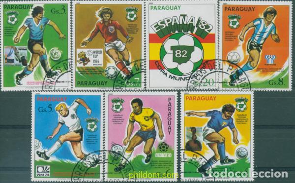 Sellos: 304519 USED PARAGUAY 1979 COPA DEL MUNDO DE FUTBOL. ARGENTINA-78