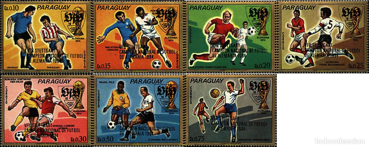 Sellos: 69741 MNH PARAGUAY 1984 FUTBOL