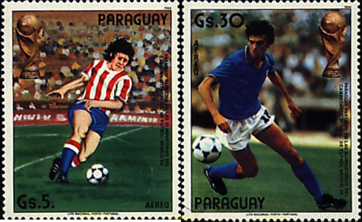 Timbres: 350903 MNH PARAGUAY 1985 COPA DEL MUNDO DE FUTBOL. MEXICO-86