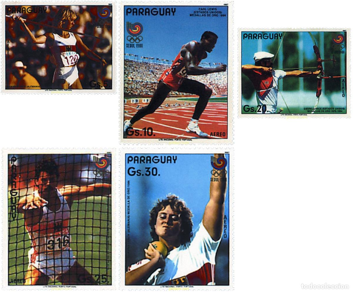 Francobolli: 68868 MNH PARAGUAY 1987 24 JUEGOS OLIMPICOS VERANO SEUL 1988