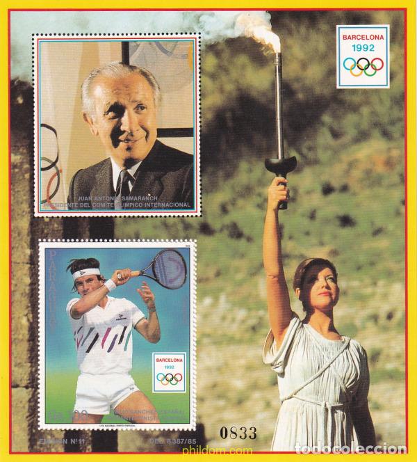Sellos: 26235 MNH PARAGUAY 1989 25 JUEGOS OLIMPICOS VERANO BARCELONA 1992