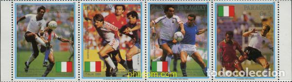 Sellos: 350697 MNH PARAGUAY 1989 COPA DEL MUNDO DE FUTBOL. ITALIA-90