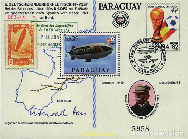 Sellos: 69745 MNH PARAGUAY 1983 COPA DEL MUNDO DE FUTBOL. ESPA&Ntilde;A-82