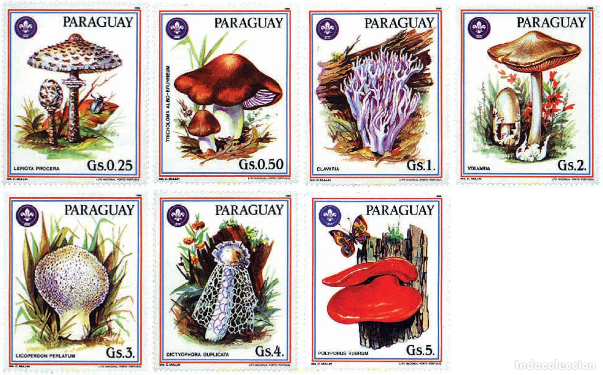 Sellos: 94980 MNH PARAGUAY 1986 SETAS