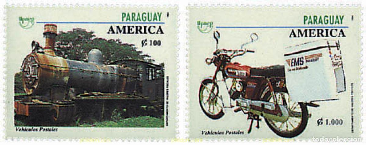 Sellos: 56942 MNH PARAGUAY 1994 AMERICA-UPAEP 1994 - TRANSPORTES POSTALES