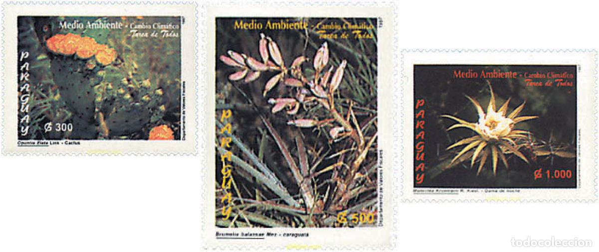 Sellos: 94203 MNH PARAGUAY 1997 CAMPA&Ntilde;A PARA LA PROTECCION DEL MEDIO AMBIENTE