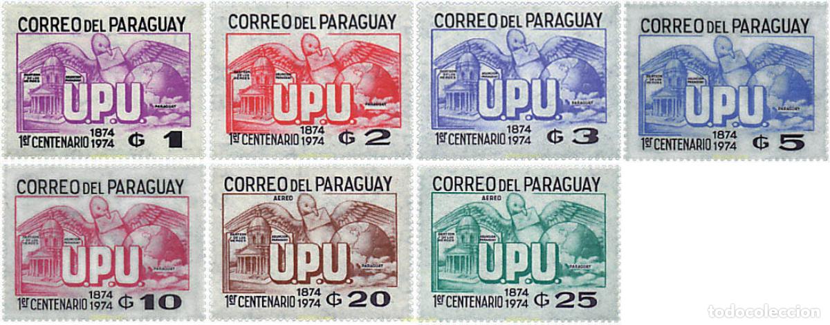 Sellos: 68684 MNH PARAGUAY 1975 CENTENARIO DE LA UNION POSTAL UNIVERSAL