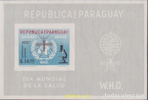 Sellos: 104552 MNH PARAGUAY 1962 DIA MUNDIAL DE LA SALUD