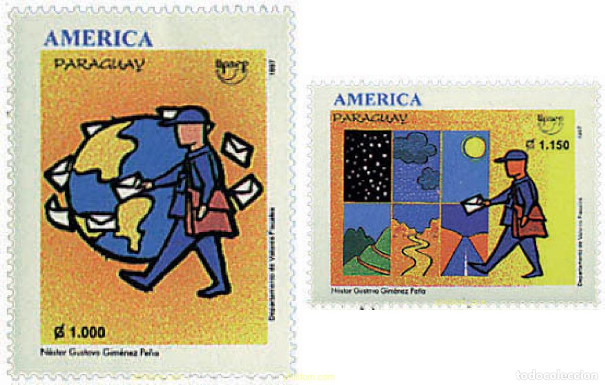 Sellos: 30588 MNH PARAGUAY 1997 AMERICA-UPAEP 1997 - EL CARTERO