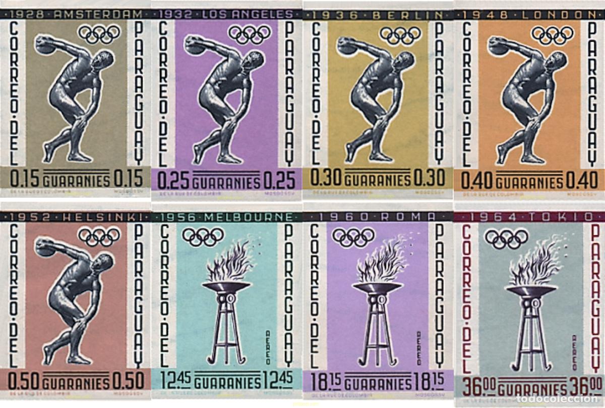 Sellos: 41212 MNH PARAGUAY 1962 COOPERACION DEPORTIVA INTERNACIONAL