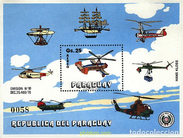 Sellos: 69864 MNH PARAGUAY 1979 PIONEROS DE LA AVIACION