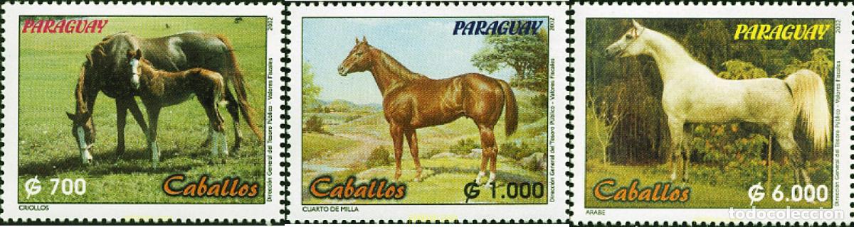 Sellos: 100412 MNH PARAGUAY 2002 CABALLOS