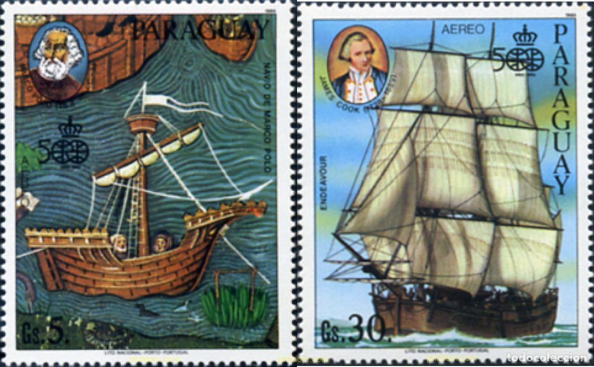 Sellos: 350909 MNH PARAGUAY 1985 NAVEGANTES