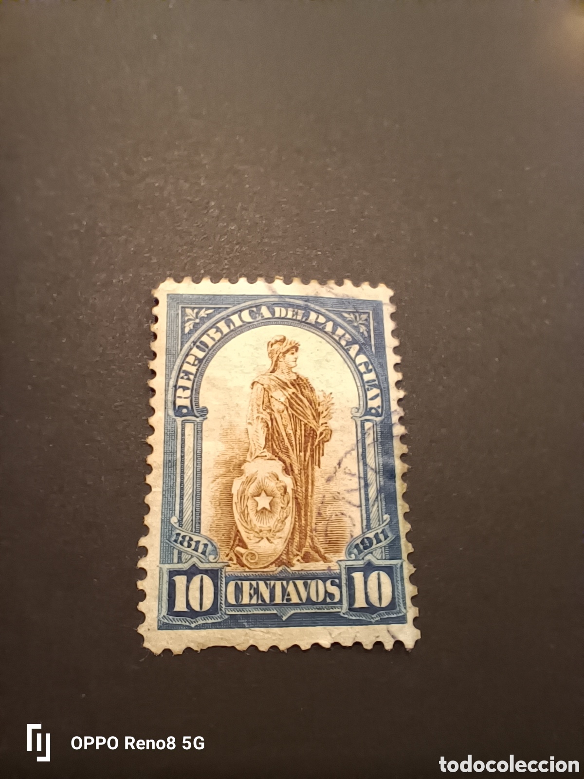 Sellos: Sello de Paraguay a&ntilde;o 1911